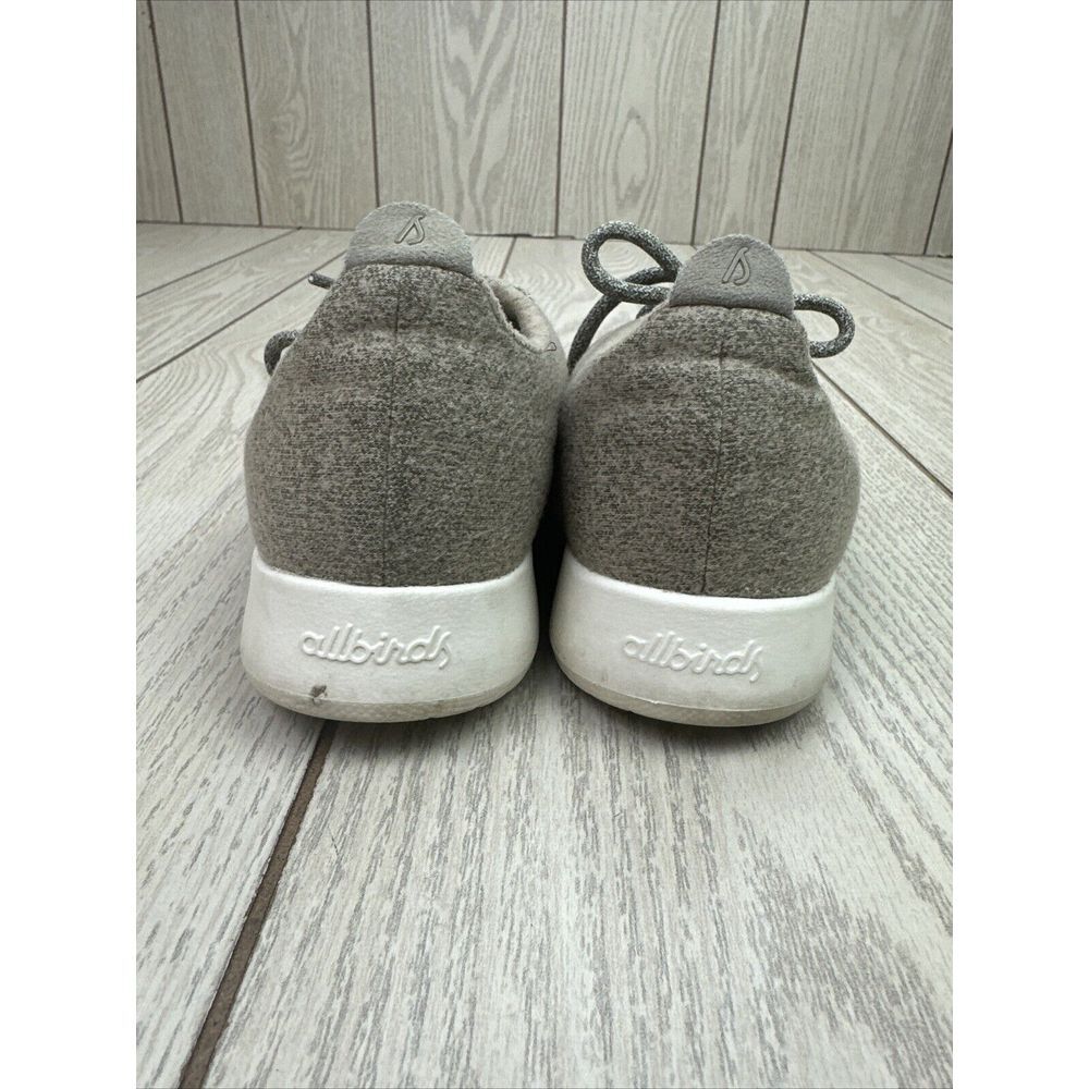 Allbirds Mens Wool Runners 0094 Green Lace Up Low Top Sneaker Shoes Size 9 - Picture 5 of 10